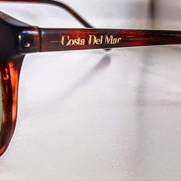SOLD ELSEWHERE-VINTAGE Costa Del Mar Unisex Tortoise Shell Sunglasses - Picture 2 of 5
